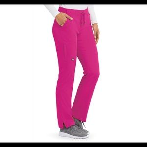 Greys Anatomy Pink scrub pants MEDIUM TALL
